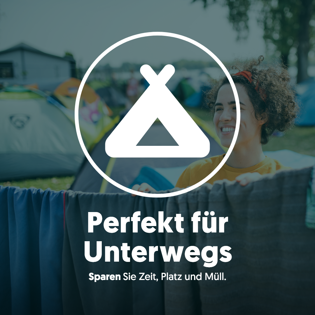 Nachhaltige Waschmittelstreifen - für 64 Wäschen